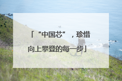 “中国芯”，珍惜向上攀登的每一步