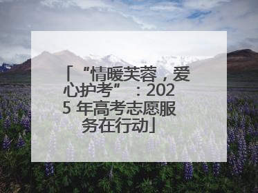 “情暖芙蓉，爱心护考”：2025 年高考志愿服务在行动