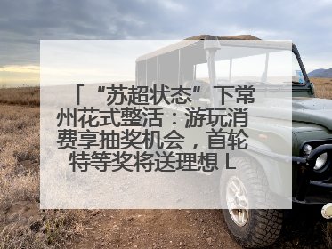 “苏超状态”下常州花式整活：游玩消费享抽奖机会，首轮特等奖将送理想 L6 Pro