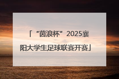 “茵浪杯”2025襄阳大学生足球联赛开赛