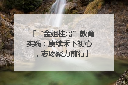 “金姐桂哥”教育实践：赓续禾下初心，志愿聚力前行