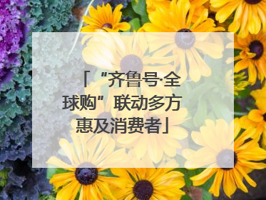 “齐鲁号·全球购”联动多方惠及消费者