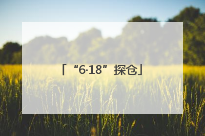 “6·18”探仓