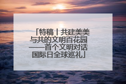特稿丨共建美美与共的文明百花园——首个文明对话国际日全球巡礼
