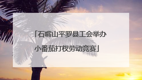 石嘴山平罗县工会举办小番茄打杈劳动竞赛