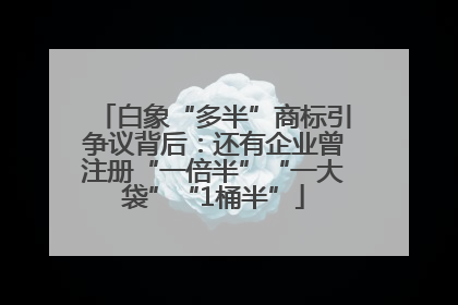 白象“多半”商标引争议背后：还有企业曾注册“一倍半”“一大袋”“1桶半”