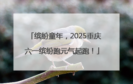 缤纷童年，2025重庆六一缤纷跑元气起跑！