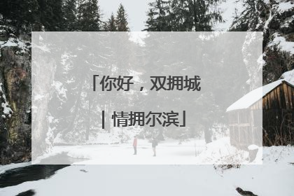 你好，双拥城｜情拥尔滨