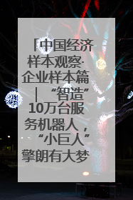 中国经济样本观察·企业样本篇｜“智造”10万台服务机器人，“小巨人”擎朗有大梦想