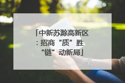 中新苏滁高新区：招商“质”胜 “链”动新局