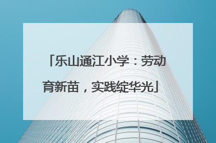 乐山通江小学：劳动育新苗，实践绽华光