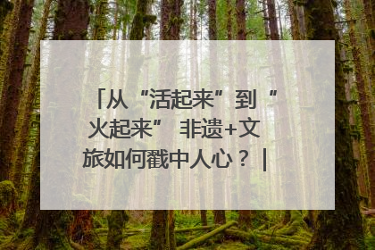 从“活起来”到“火起来” 非遗+文旅如何戳中人心？｜文旅融合看四川