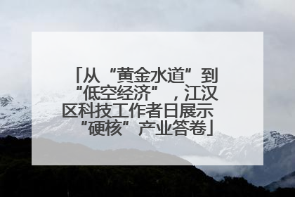 从“黄金水道”到“低空经济”，江汉区科技工作者日展示“硬核”产业答卷