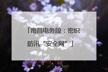南昌电务段：密织防汛“安全网”