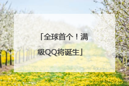 全球首个！满级QQ将诞生