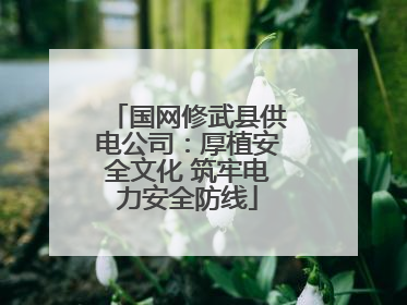 国网修武县供电公司：厚植安全文化 筑牢电力安全防线