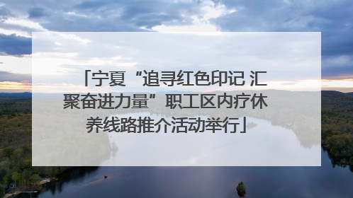 宁夏“追寻红色印记 汇聚奋进力量”职工区内疗休养线路推介活动举行