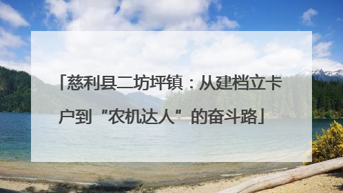 慈利县二坊坪镇：从建档立卡户到“农机达人”的奋斗路
