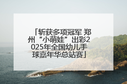 斩获多项冠军 郑州“小萌娃”出彩2025年全国幼儿手球嘉年华总站赛