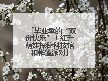 毕业季的“双份快乐”！红升萌娃探秘科技馆和帐篷派对
