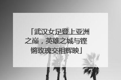 武汉女足登上亚洲之巅，英雄之城与铿锵玫瑰交相辉映