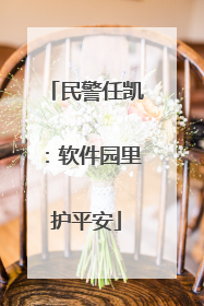 民警任凯：软件园里护平安
