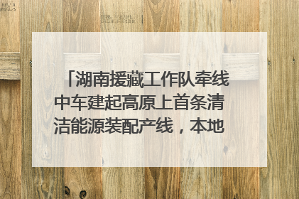 湖南援藏工作队牵线中车建起高原上首条清洁能源装配产线，本地大学生成车间检验员