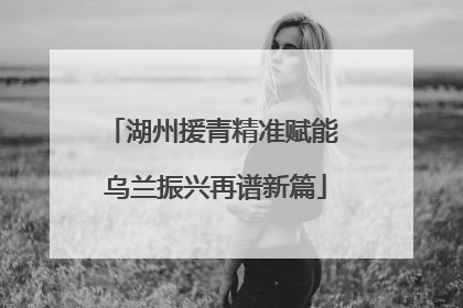 湖州援青精准赋能 乌兰振兴再谱新篇