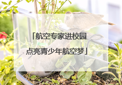 航空专家进校园 点亮青少年航空梦