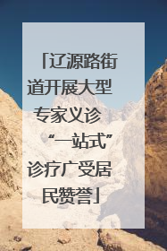 辽源路街道开展大型专家义诊 “一站式”诊疗广受居民赞誉