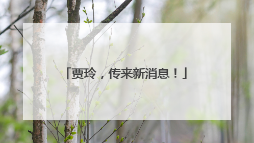 贾玲，传来新消息！
