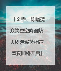 金霏、陈曦携众笑星空降潍坊大剧院爆笑相声盛宴即将开启
