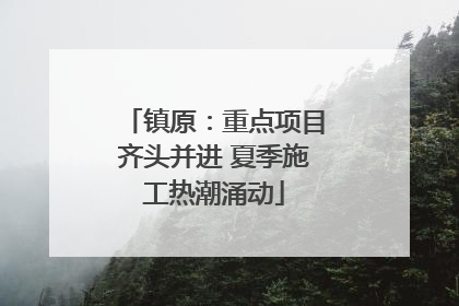 镇原：重点项目齐头并进 夏季施工热潮涌动
