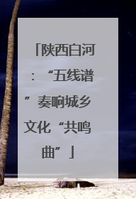 陕西白河：“五线谱”奏响城乡文化“共鸣曲”