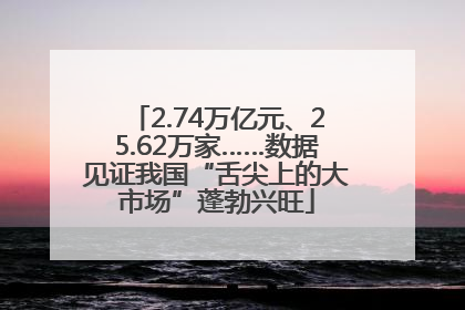 2.74万亿元、25.62万家……数据见证我国“舌尖上的大市场”蓬勃兴旺