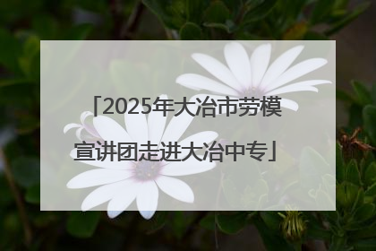 2025年大冶市劳模宣讲团走进大冶中专