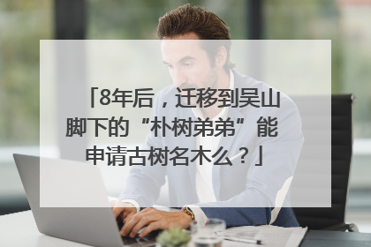 8年后，迁移到吴山脚下的“朴树弟弟”能申请古树名木么？